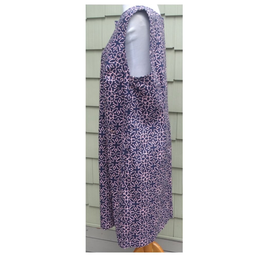 New TALBOTS Plus Size 20W Textured Cotton Sheath Dress, sleeveless $99 - Picture 4 of 7